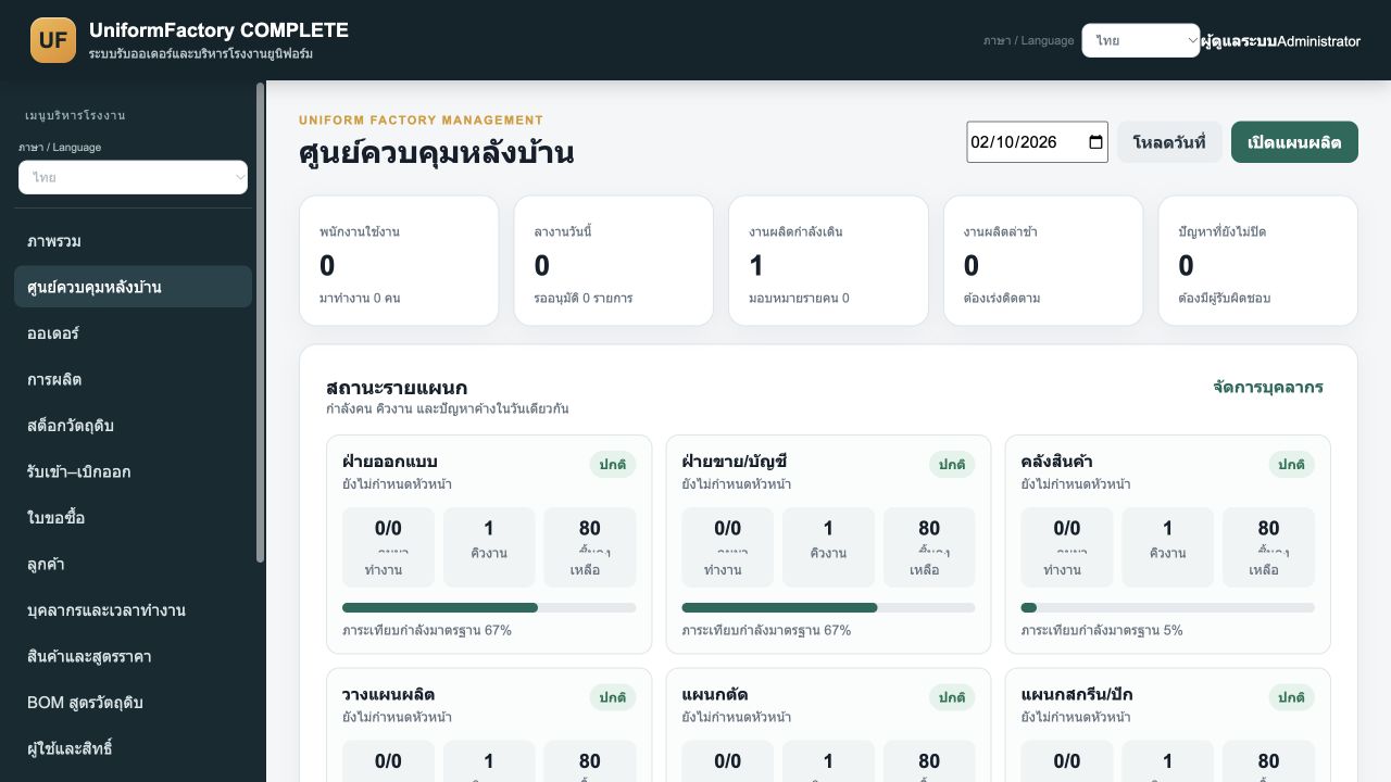 Sylvester Garment ERP